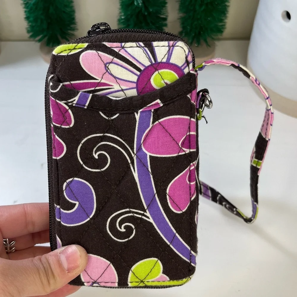 Vera Bradley Purple Punch Wristlet